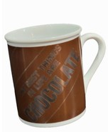 Vintage Enesco &quot;The Best Things In Life Are Chocolate&quot; Mug Tea Cup 1983 - $24.38 CAD