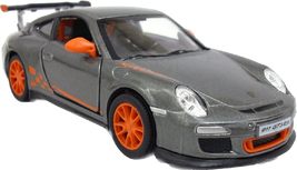 KiNSMART Porsche 911 GT3 RS 1:36 Scale 5inch Die Cast Model Toy Sports Car - Gre - £9.29 GBP