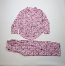Vintage Victorias Secret Womens Medium Faded 2 Piece Flannel Pajamas Set... - $64.30