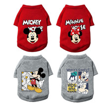 Disney Winter Pet Dog Clothes - Cute Mickey Hoodies for Warmth and Style - £14.73 GBP+