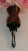 New Hand Crafted / Turned Eastern Walnut Wood Wine Bottle Stopper Great ... - £15.73 GBP