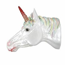 Pacific Giftware White Unicorn Wall Plaque LED Horn Collectible Home Decor Resin - $43.99