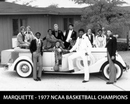 1977 MARQUETTE GOLDEN EAGLES 8X10 TEAM PHOTO PICTURE BASKETBALL NCAA CHAMPS - $4.94