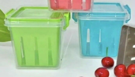 Cooking Concepts Veggie Storage Fruit Containers Freezer Dishwasher Safe... - £11.76 GBP