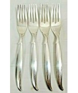 Lot of FOUR FLAIR DINNER FORKS Deco Silverware ROGERS Clean Replacement ... - £7.07 GBP