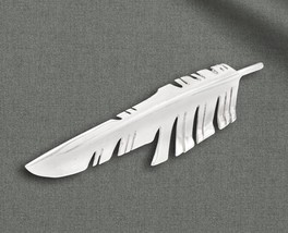 VINTAGE NATIVE AMERICAN STEARLING SILVER NAVAJO BROOCH PIN FEATHER CLASS... - $77.32 CAD
