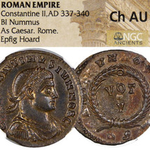 Constantine Ii. Epfig Hoard. Ngc Choice Au! Rare Rome Mint. Not In Ric. Coin Fdc - £372.02 GBP