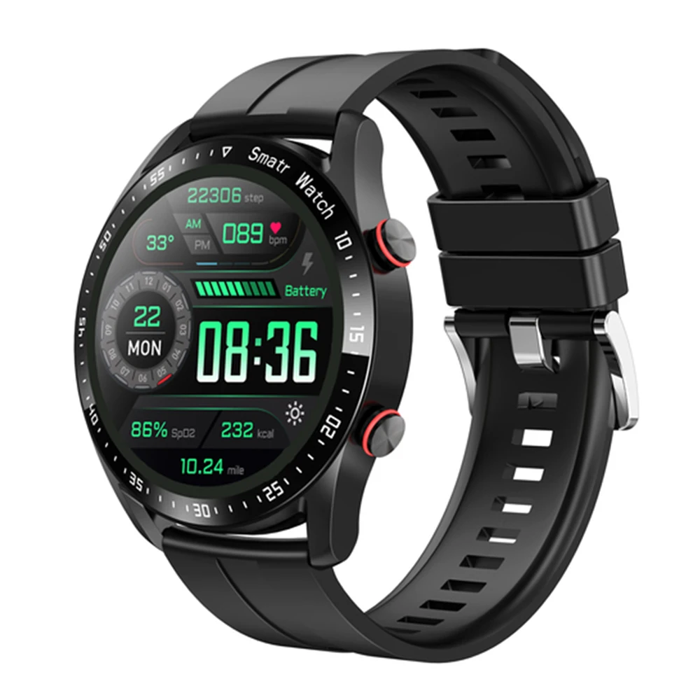 New HW20 Smart Watch Men ECG+PPG Smartwatch Waterproof Bluetooth Call He... - £30.89 GBP