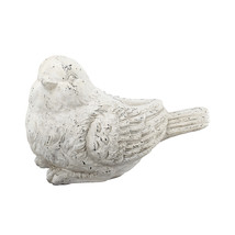 A&amp;B Home, Large Bird Figurine, In Antique Distressed White 18.5x10x11 inches - £78.34 GBP