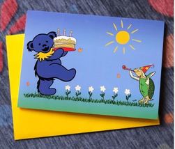 SALE Grateful Dead  Birthday Card Greeting Card    - £3.16 GBP