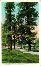 Vtg Postcard 1934  Lake Tahoe California CA - Lakeside Park - Heis &amp; Sutter Pub - £12.44 GBP