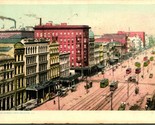 1909 Postcard Canal Street View New Orleans Street Cars Orpheum Phostint... - £12.77 GBP