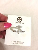 Giani Bernini Sterling Silver size 7 Cubic Zirconia Eternity Ring R335 $110 - £36.40 GBP