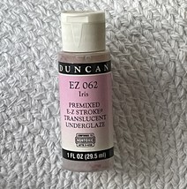 Duncan Ez 062 Iris Ceramic Glaze E-Z Strokes 1oz - $2.00