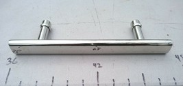 9HH34 METAL HANDLE, NON-MAGNETIC, BRIGHT CHROMED FINISH, 11&quot; X 2-1/4&quot; X ... - $9.49