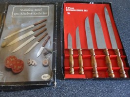 Royal Household Vintage 5-Piece Stainless Steel Gourmet Knife Set VTG US... - $23.72 CAD