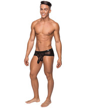 Hoser Stretch Mesh Micro Mini Short Black Sm - £13.74 GBP