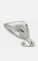 Nuevo Medio Sólido Abierto Bucle Cierre .925 Plateado Accesorios Fix Usted - $43.74 CAD
