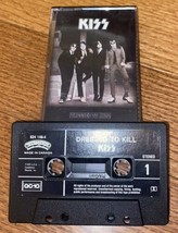 Vtg Kiss Album Dressed To Kill Cassette Paper Labels Tape Tested Og 1975 Rare - £39.92 GBP