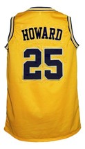 Juwan Howard #25 Custom College Basketball Jersey New Sewn Yellow Any Size image 2