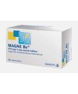 3 PACK  MAGNE B6 Magnesium Vitamins B6 Fatigue Stress Magnesium Deficiency - $68.69