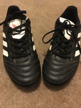 Adidas Youth Kids Black &amp; White Copa Soccer Cleats Shoes Size 7.5  - $88.11