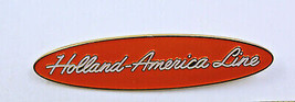 Holland America Cruise Line USA Orange Collectible Pin Pinback Souvenir Vintage - £18.37 GBP