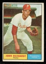 Vintage Baseball Card 1961 Topps #3 John Buzhardt Philadelphia Phillies B - $4.94