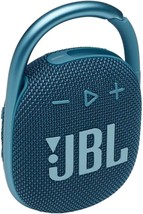 Blue New (Refurbished) Jbl Clip 4 Portable Speaker With Bluetooth, Built-In - £45.50 GBP