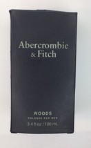 Abercrombie &amp; Fitch Woods Cologne for Men EMPTY BOX for 3.4 oz BOX ONLY - £13.36 GBP