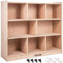 VEVOR Classroom Storage Cabinet Preschool Storage Shelves Wooden 8-Grid ... - £177.29 GBP