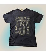Fruit Of The Loom Transformers Robot Graphic T Shirt Medium Cotton Power... - $177.07 MXN