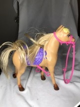 Horse from Barbie Camping Fun- Stacie doll size pony 2012 Mattel - £10.89 GBP