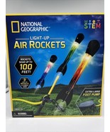 National Geographic Light-Up 3 Air Rocket Educational STEM Toy Foot Pump... - $18.17 CAD