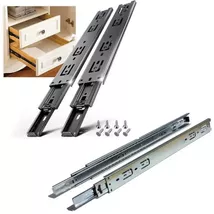 20 Inch Ball Bearing Slide Pair with 2 Brackets, Full Extension Soft Clo... - $34.00