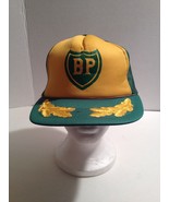 BP GASOLINE SNAP BACK MESH VINTAGE CAP HAT FITS 6 3/4 - 7 5/8 RARE UNIQUE - $64.96 CAD