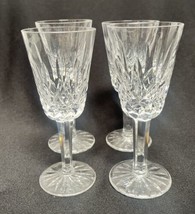 4 Waterford Ireland Crystal Cut Glass Lismore Clear Stemware Sherry Wine... - $99.00 CAD