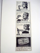 1942 Ad Underwood Deviled Ham Crave, Rave, Save - £6.28 GBP