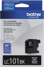Brother Genuine Standard Yield Black Ink Cartridge, Lc101Bk, Replacement... - $38.99