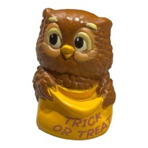 Vintage 1988 Hallmark Merry Miniatures Halloween Trick Or Treat Owl Figure - £7.11 GBP