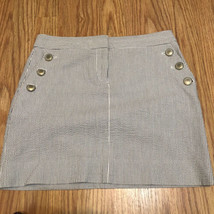 j crew salior skirts button pockets strip size 0 a line - $13.33