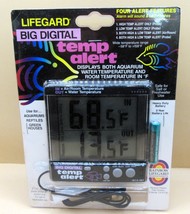 Lifegard Aquatics Aquarium Temperature Alert Digital Thermometer New - $527.77 MXN