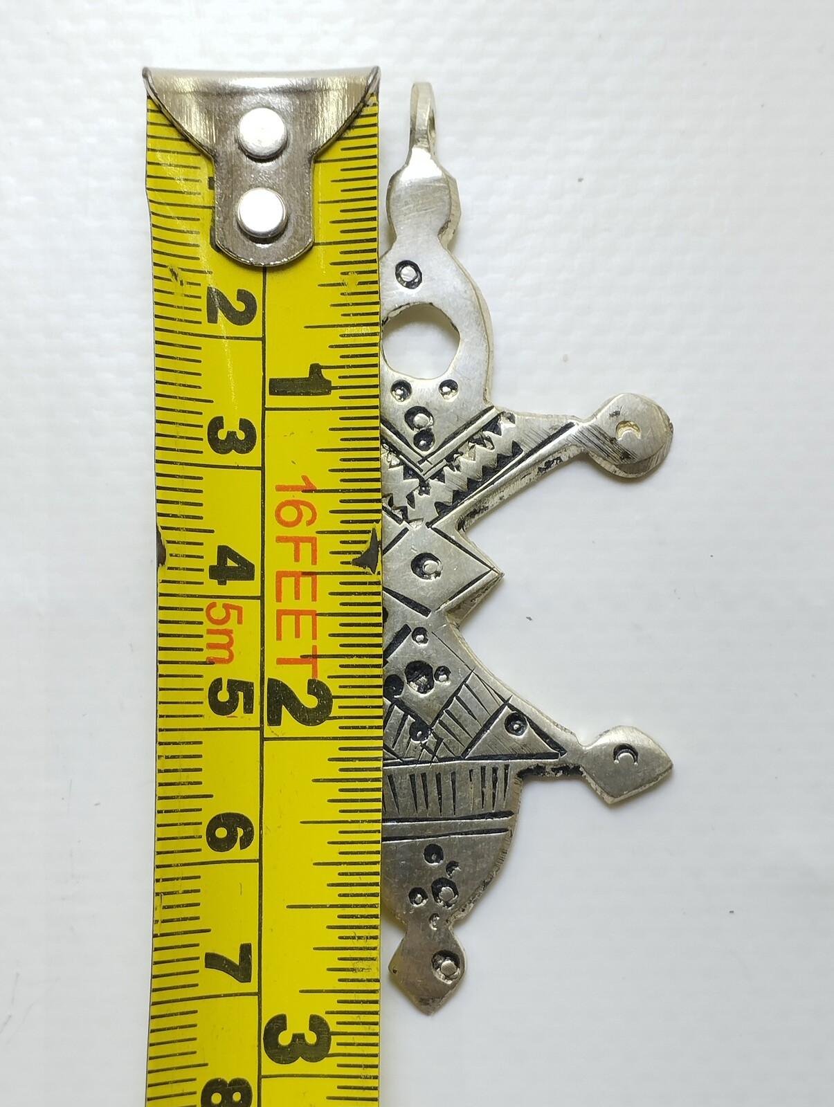 Tuareg Cross Pendant – Handmade Silver Tribal Berber Amulet from Morocco Item image 6