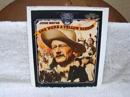 CED VideoDisc She Wore a Yellow Ribbon (1976), John Wayne, An RKO Radio Picture - £3.93 GBP