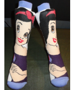 DISCONTINUED DISNEY SNOW WHITE GRAPHIC CREW SOCKS 1 PAIR SIZE 6-10 - $12.38