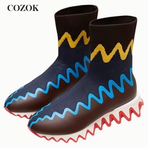 Personality TPU Thick Sole Couple Casual Shoes Spring And Autumn Elasticity Fly  - £136.11 GBP