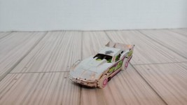 2012 Hot Wheels Maximum Leeway Diecast Car Chrome Pink Green 63 Glow Wheels - $2.15