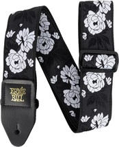 Ernie Ball Classic Jacquard Guitar/Bass Strap - Vanilla Rose - $32.99