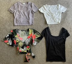 Womens Hollister Crop Top Blouses Tops Hollister Express Aeropostale Size XS - £17.01 GBP