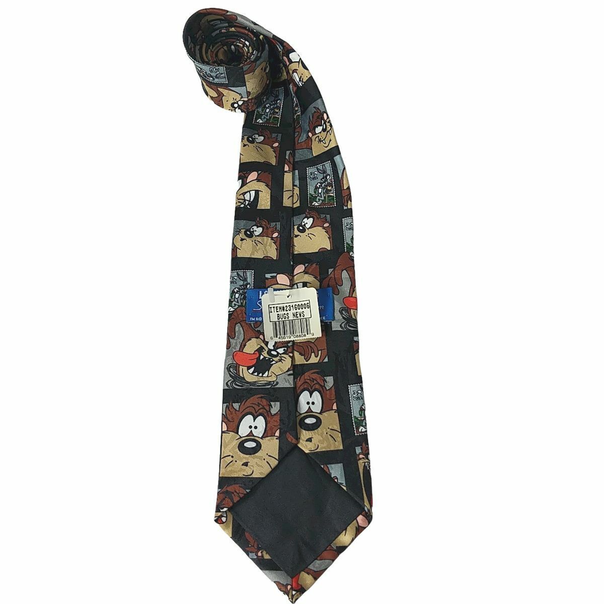 Looney Tunes Stamp Collection Taz Tasmanian Devil Bug Bunny Novelty Necktie Item image 5